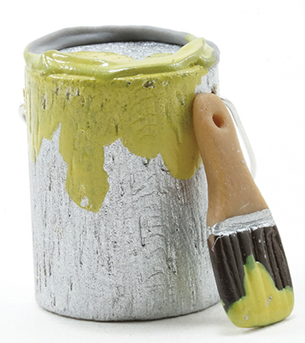Paint Can and Brush Set, Yellow